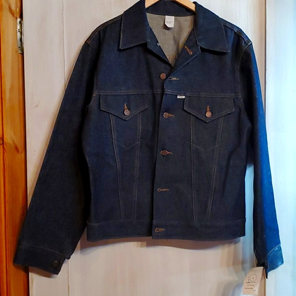 Nelsons Other - Vintage Nelson's Raw Denim Jean Jacket